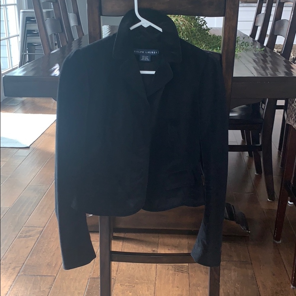 Ralph Lauren black velvet blazer